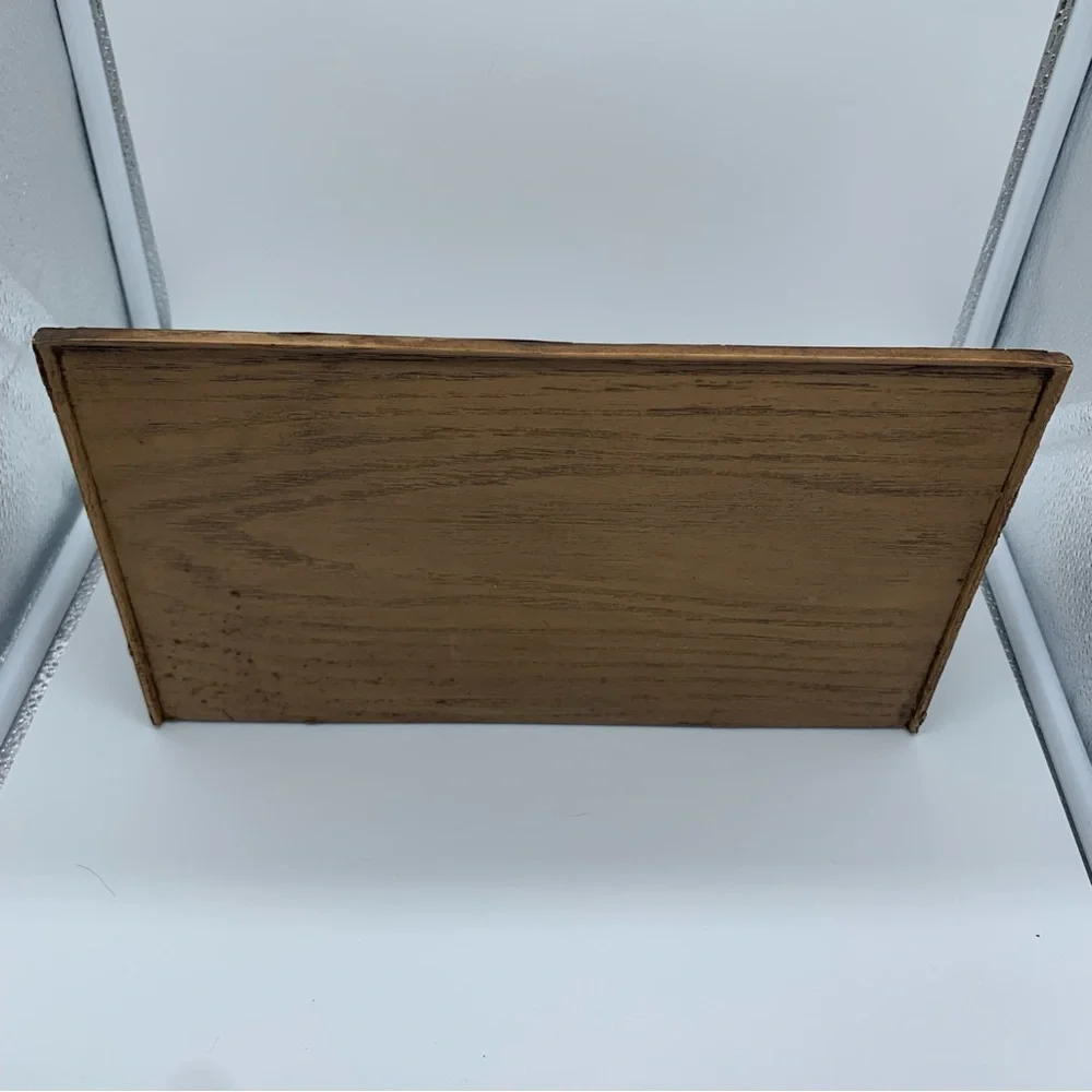 Vintage Lerner Carved Faux Wood Letter Holder Mail Organizer Storage - Picture 6 of 8